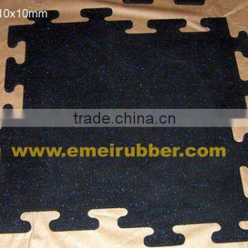 interlocking rubber flooring for gym