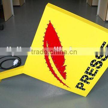 outdoor advertising led presse sign for newsagency from liyi