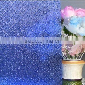 Clear and tinted Patterned Glass