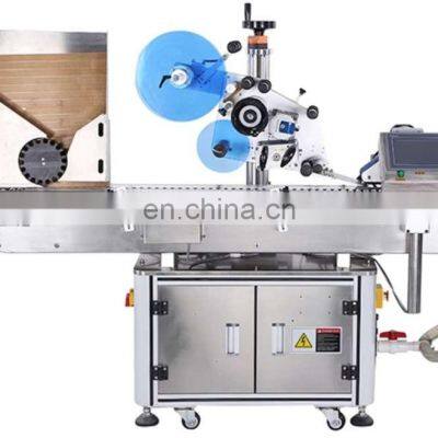 Horizontal way vials labeling machines for tubes self adhesive automatic labeller