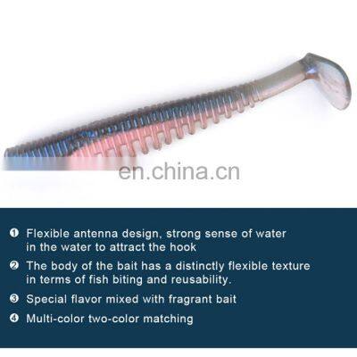 25 Colors 75mm 100mm 125mm Two-color Matching Special Flavor With Fragrant Soft Fishing Lures Larval Bass Soft Bait photo-4