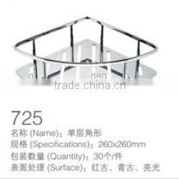 china manufacture ceramic bathroom corner shelf (725-2)