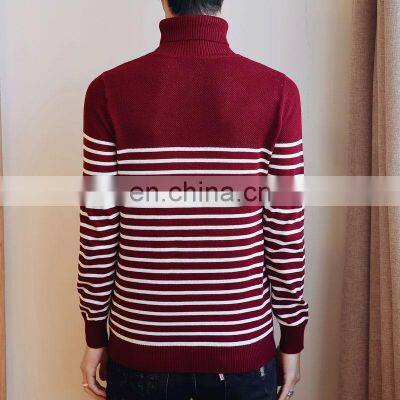 Factory Direct Sale Fashion Pullover Fashion Men's Turtleneck Sweater photo-4