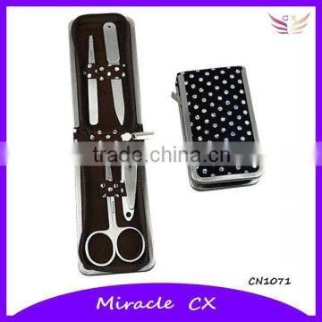 4PC stainless steel nice design personal care set