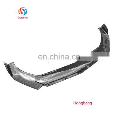 Honghang Manufacture Auto Car Accessories, Carbon Fiber Universal Type C Front Lip Bumper Diffuser Protector For All Car