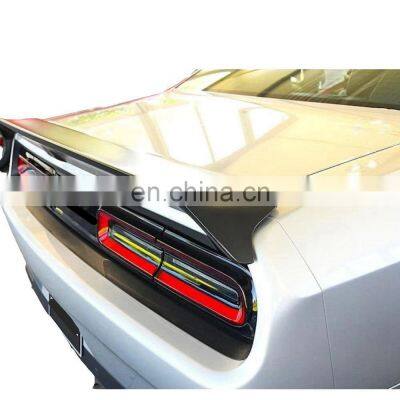 New Hot Selling Products Gloss Black Carbon Fiber ABS Rear Spoiler For Dodge Challenger SRT 2019 2020