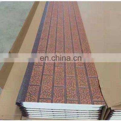 Best price mineral rock wool sandwich panel polyurethane foam sandwich panels