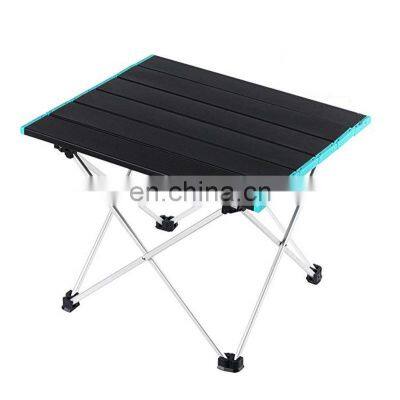 Outdoor aluminum folding table leisure portable mini self-drive camping aluminum table