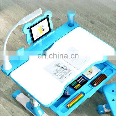 2021 Study Table for Kids Adjustable Height Smart Study Table Height Adjustable Desk Children Sitting Posture Correction photo-4