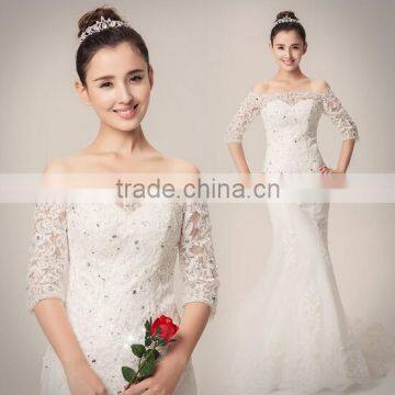 C71563A crystal beads for wedding dress lace up wedding dress