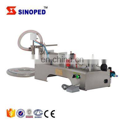 Small Semi Automatic Food Thick Liquid Paste Filling Machine For Milk