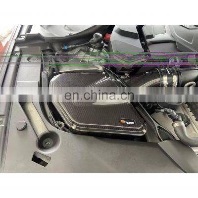 Accessories Customer Design Dry Carbon Fiber Auto Parts 3K Twill Cold Air Intake Kit For BMW F90 M5 photo-2