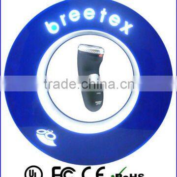 Novelty Acrylic shaver LED magnetic floating display