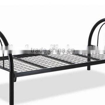 (DL-B1) Black School Furniture Dormitory Used Metal Single Bed/ Iron Bed/ Army Metal Bed photo-2