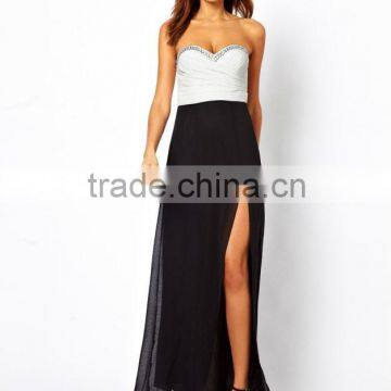 Sequin Bust Maxi DressVV0136
