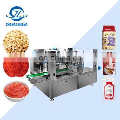 Cake Tomato Spices Pouch Herb Screw Powder Packing Milk Teabag Coffee Bag Fruit Automatic Food Packaging Machine