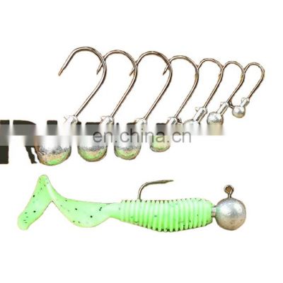 Byloo Single Fishing Hook 1/0 2/0 2.5/0 3/0 4/0 5/0 High Carbon Steel Fish Hook Jigging Hook