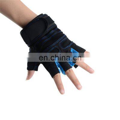 Custom logo Workout Gym Gloves protective Weight Lifting Gloves high finger less workout gloves