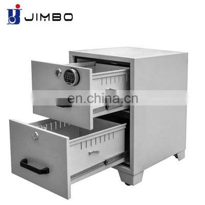 JIMBO Модерный металлический офисный мебельный шкаф - вертикальный архивный шкаф с двумя ящиками, произведенный в Китае photo-3