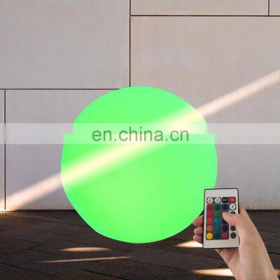 50cm led solar christmas ball light rechargeable multi color outdoor lamp LED solar ball light Holiday Lighting