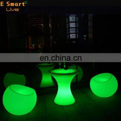 led cube outdoor / 40cm illuminated modern LED Plastic open led light cube with remote control