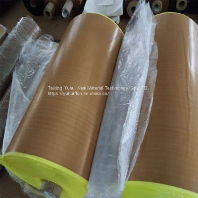 Waterproof High Temperature Non-Stick Brown Color PTFE Adhesive Tape photo-3