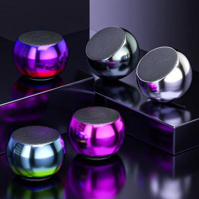 Tiny Electroplating Design Bluetooth Speakers Fashion 3W 5.0Version Radio Bluetooth Speaker Wireless