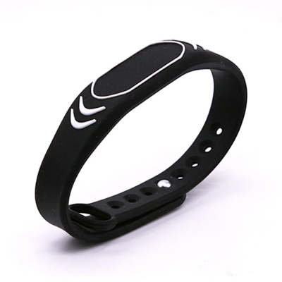 RFID Unique Qr Code Nfc Silicone Wrist Band Bracelet Embedded Nfc Chips