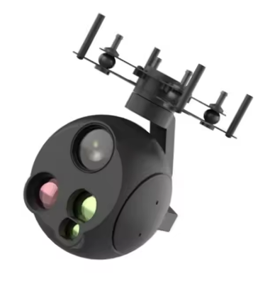 T100 25mm View Target Positioning Pod Uav Camera Infrared Three Axis Three Light Drone Gimbal Camera photo-3