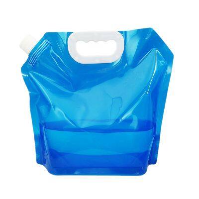 Wholesale 1L 1.5L 2.5L 5L 10L BPA Free Stand up Collapsible Drinking Beverage Beer Juice Milk Water Bag
