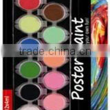 12ct*4ml Poster Paint A0179