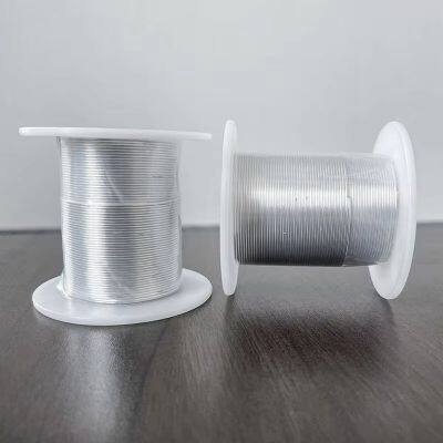 Indium Wire 99.995%-99.9999% Purity Diameter 1mm 1.5mm In Indium Wire Customize Size