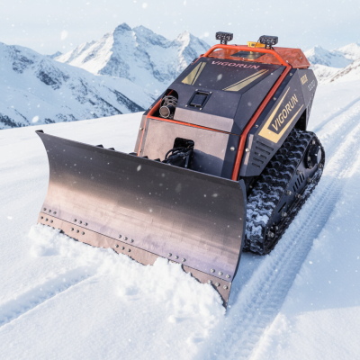 Industrielle Fernbedienbare Winkel-Schneepflug mit 4-Takt-Motor (MTSK1000 Benzin-Schneepflug)