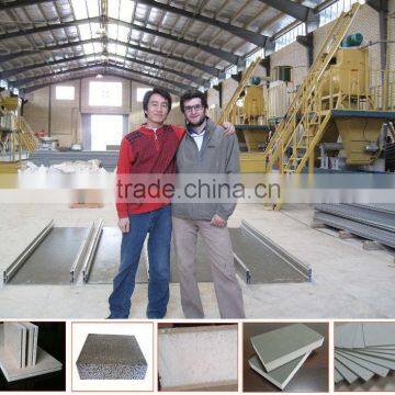 Top Performance complete production line for glass magnesium board