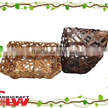 1 pc spring split willow basket ,fruit basket,decoration basket,wicker basket,handicraft