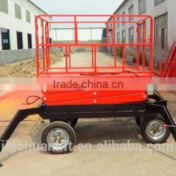 1.35~14m, 0.5 Ton Aerial Working Platform /forklift Lifting /for Wheelchair Scissor Lift Platform photo-3