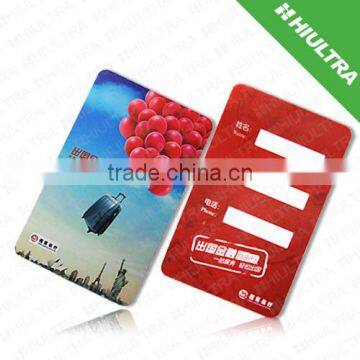 125Khz Printing PVC Transparent Business Card With Magnetic Stripe photo-5