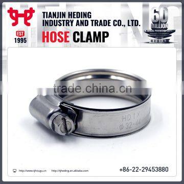 Worm drive locking compensation clamp