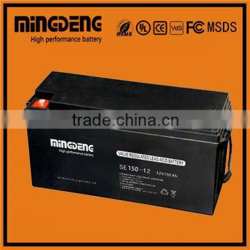 Industry leading agm deep cycle battery 12v 150ah