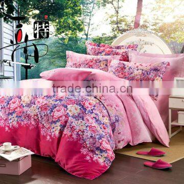 Luxury Cotton Jaquard Bedding Set for Home Flower 4 Pcs
