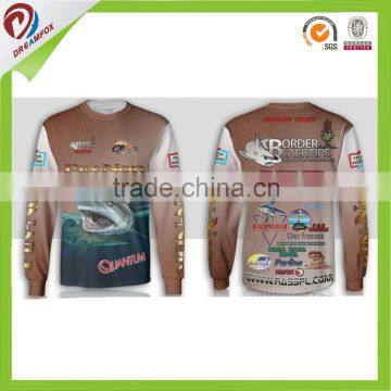 manufactory cheap price customize fishing shirts dri fit made in Guangzhou