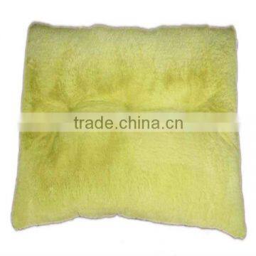 microfiber 100%shaggy polyester cushion
