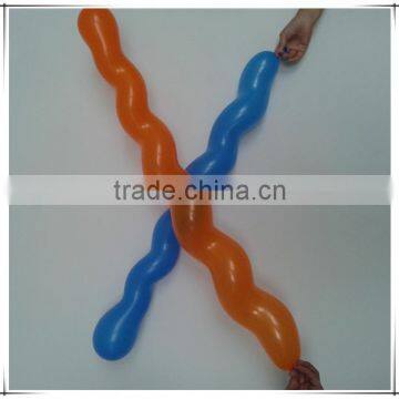 Made in China wholesale high quality long spiral funny balloons for gift