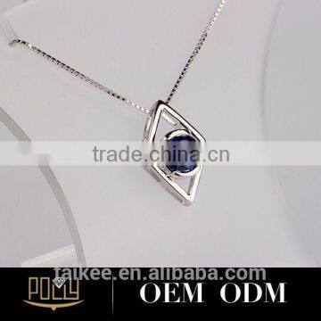 Hot Sale Fashion 925 Silver Jewerly American Diamond Necklace Sets