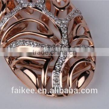 Top Sale Gold Pendant Designs Beautiful 925 Sterling Silver Jewelry Gold Plated Dubai Pendant Necklace