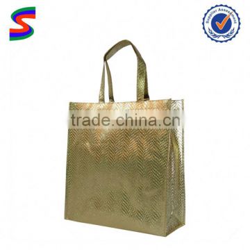 Opp Laminated Non Woven Shopping Bags Lamination Non Woven Shopper Bag