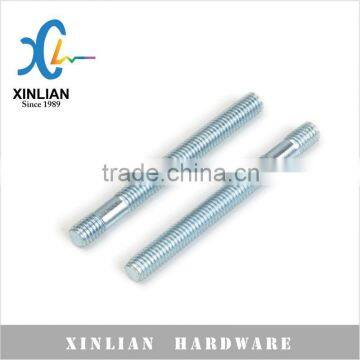 Mild steel thread rod,double rod ,carbon steel,yellow zinc,white zinc ,8mm