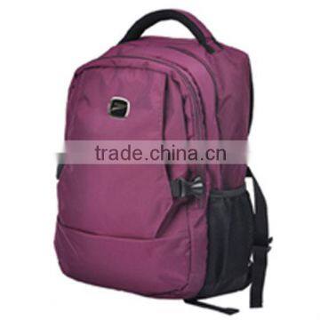 Trendy purple travel time backpack laptop