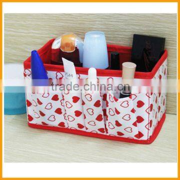 Wholesale Cheaper Colors Non Woven Fabric Foldable Desk Storage Box/Cosmetic Storage box                        
                                                Quality Choice