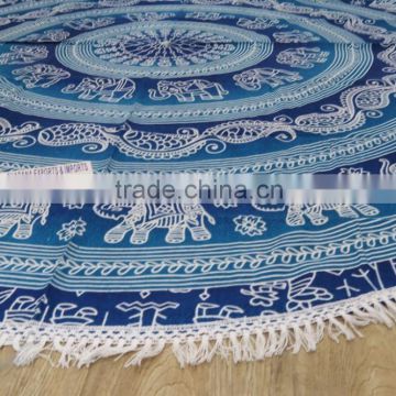 Beach Gypsy Throw Round Towel Boho Floor Sheet Round Beach Towels